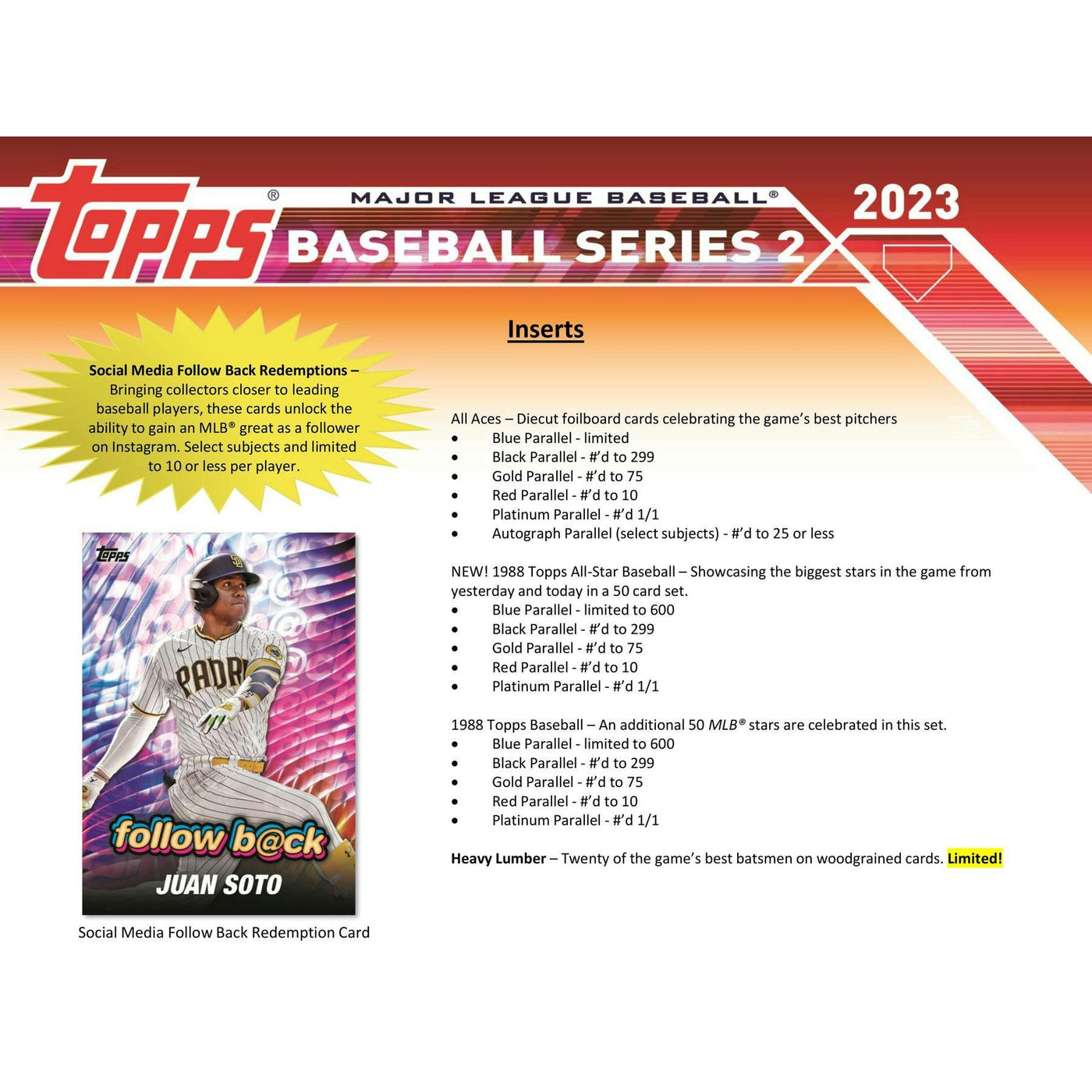 2023 Topps Series 2 Baseball 24-Pack Retail Box
