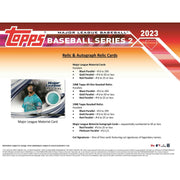 2023 Topps Series 2 Baseball Blaster Box (Commemorative Relic Card!)