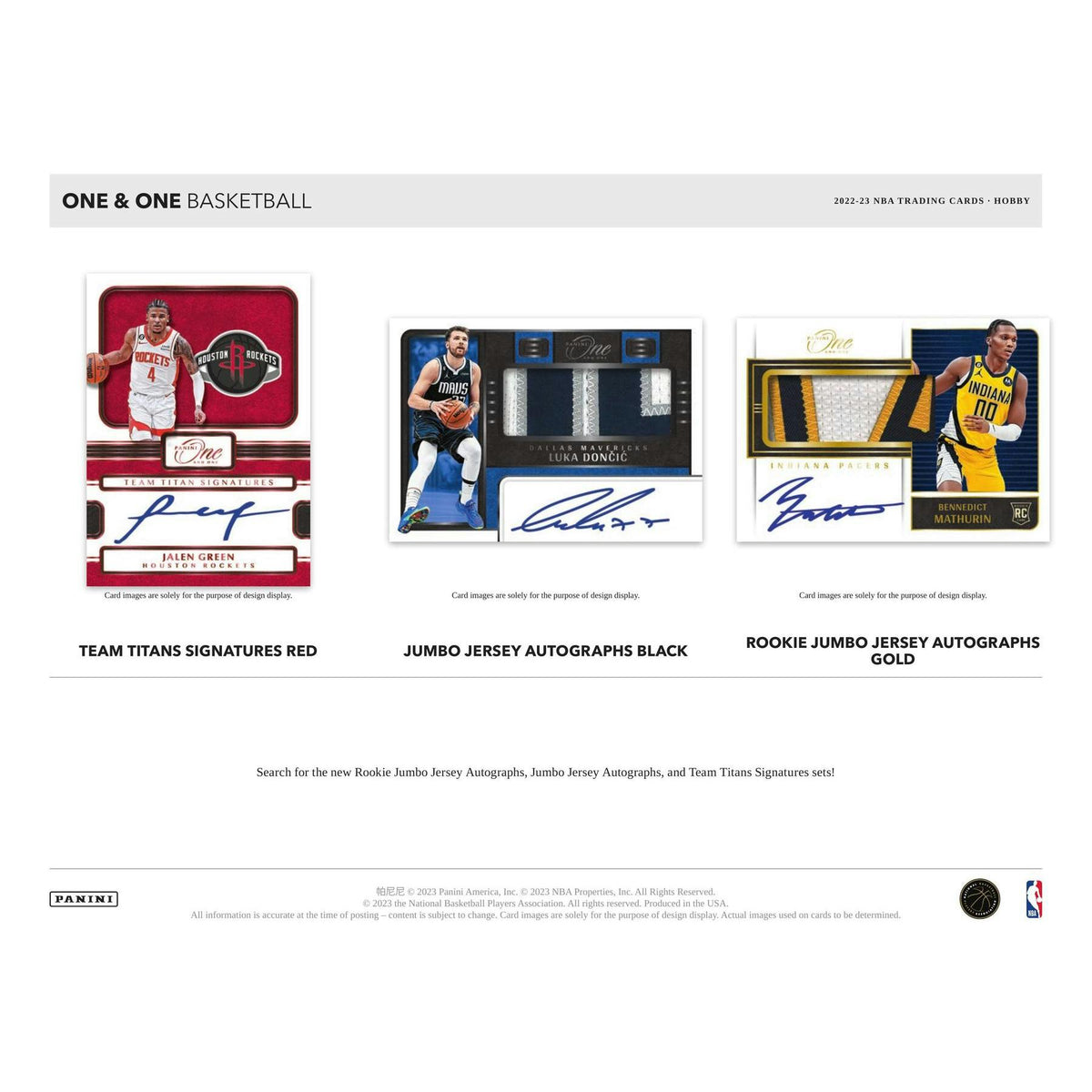 2022/23 Panini One and One Basketball 1st Off The Line FOTL Hobby Box