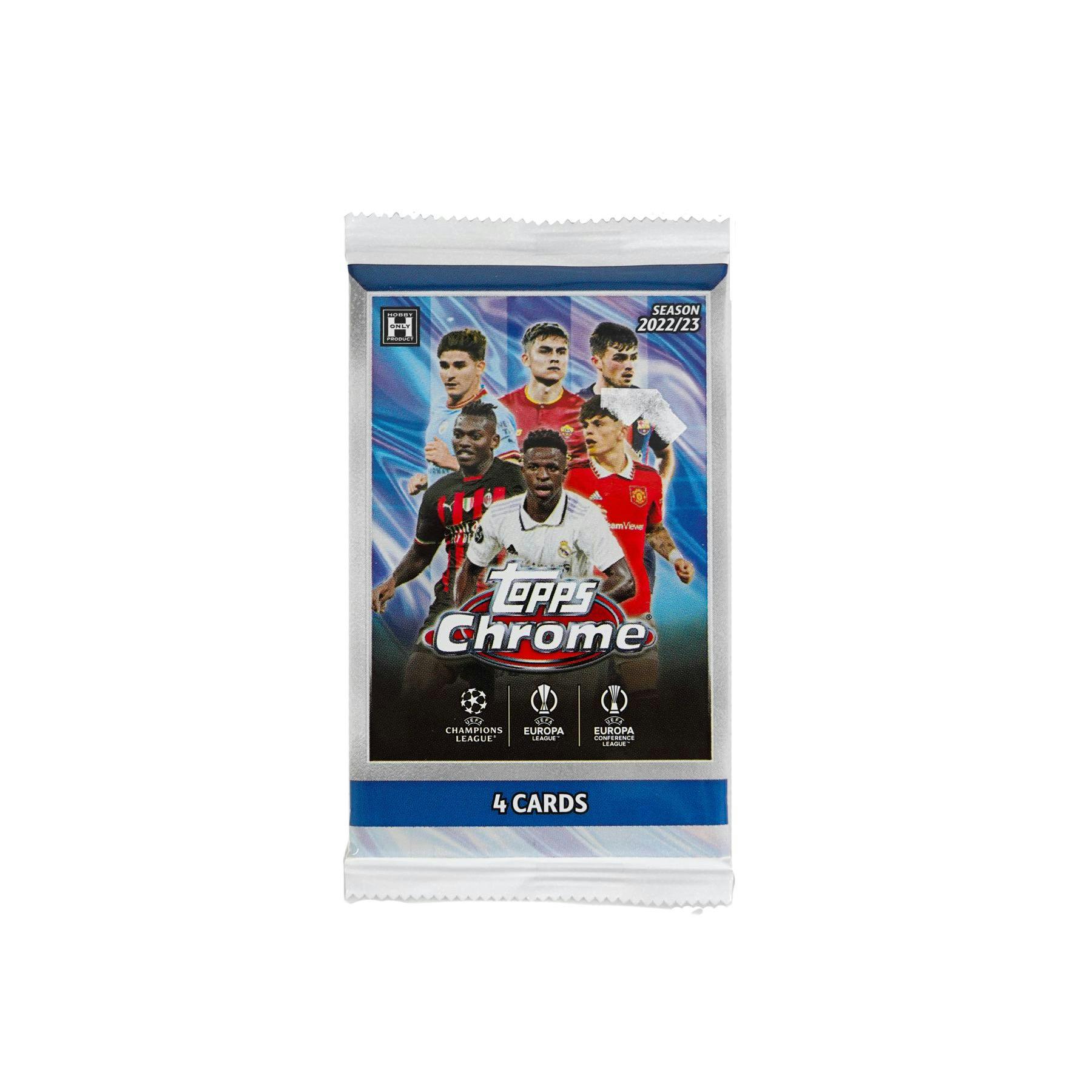 2022/23 Topps Chrome UEFA Club Competitions Soccer Hobby Pack