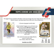 2022/23 Topps Chrome UEFA Club Competitions Soccer Hobby Box