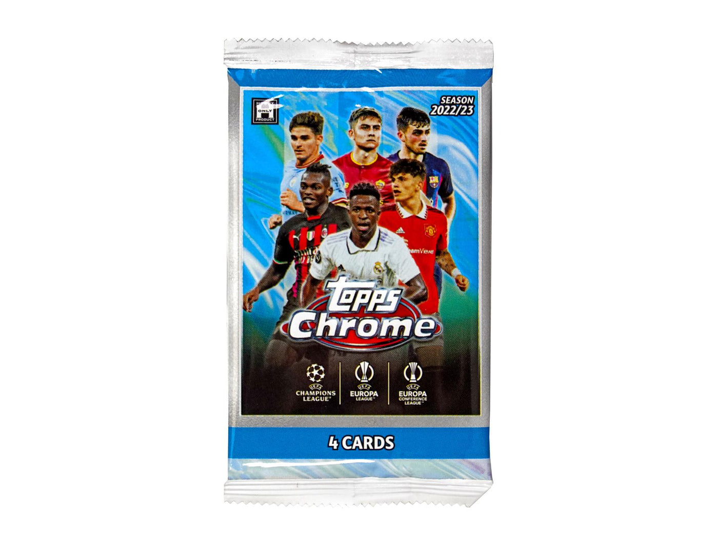 2022/23 Topps Chrome UEFA Club Competitions Soccer Hobby LITE Pack