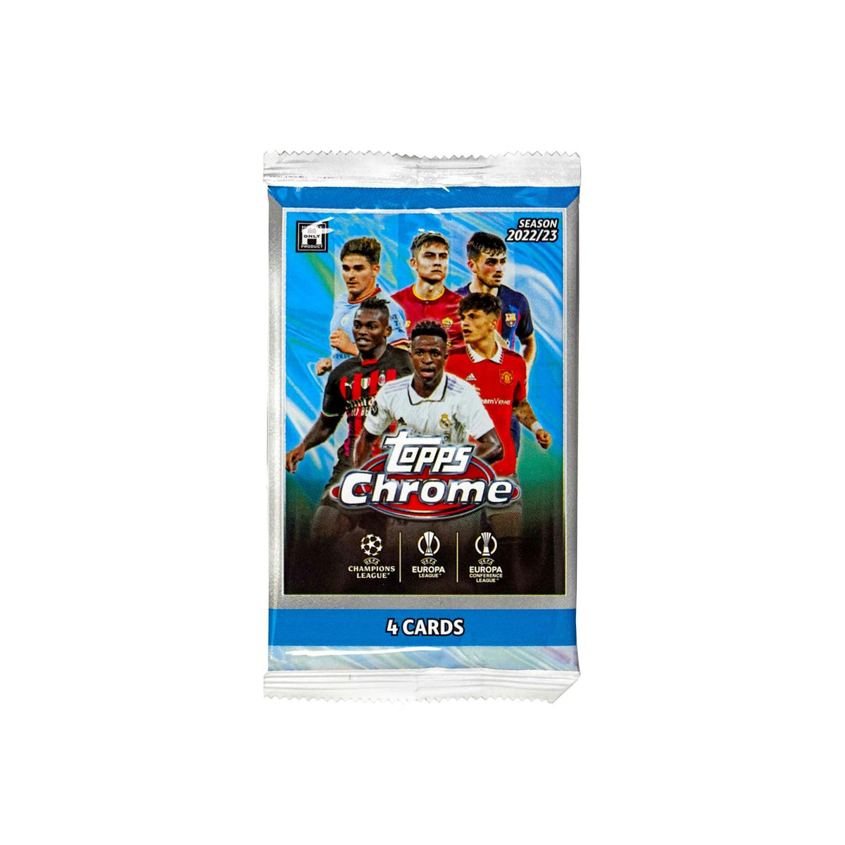 2022/23 Topps Chrome UEFA Club Competitions Soccer Hobby LITE Pack
