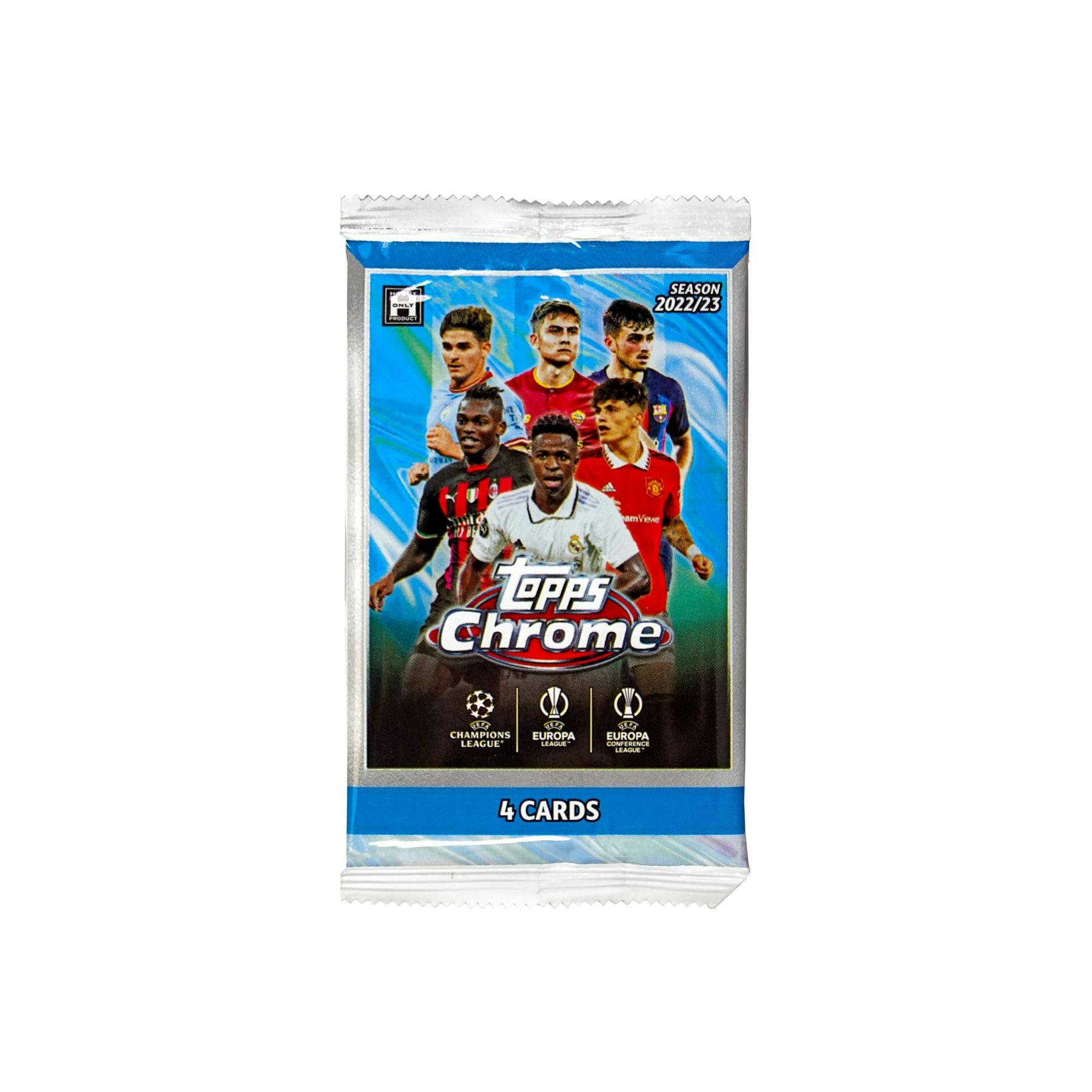 2022/23 Topps Chrome UEFA Club Competitions Soccer Hobby LITE Pack