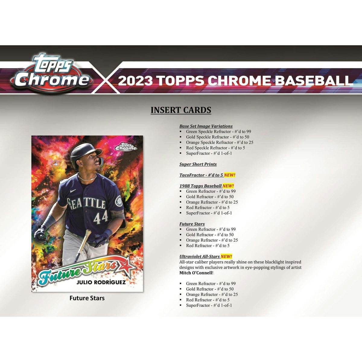 2023 Topps Chrome Baseball Blaster Box