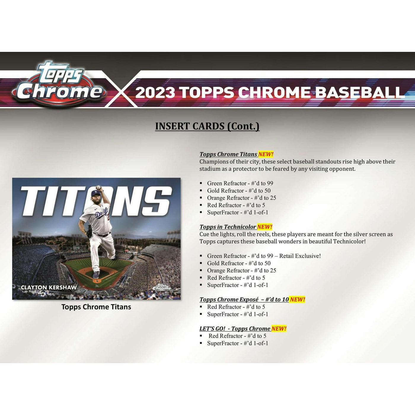 2023 Topps Chrome Baseball Blaster Box
