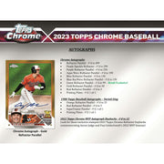 2023 Topps Chrome Baseball Blaster Box