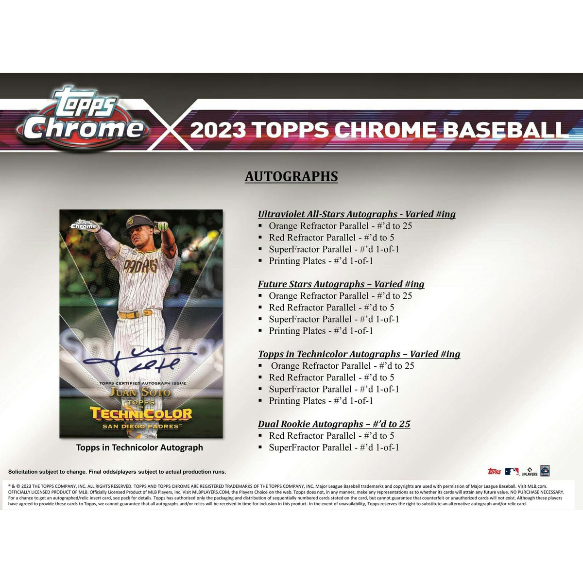 2023 Topps Chrome Baseball Blaster Box