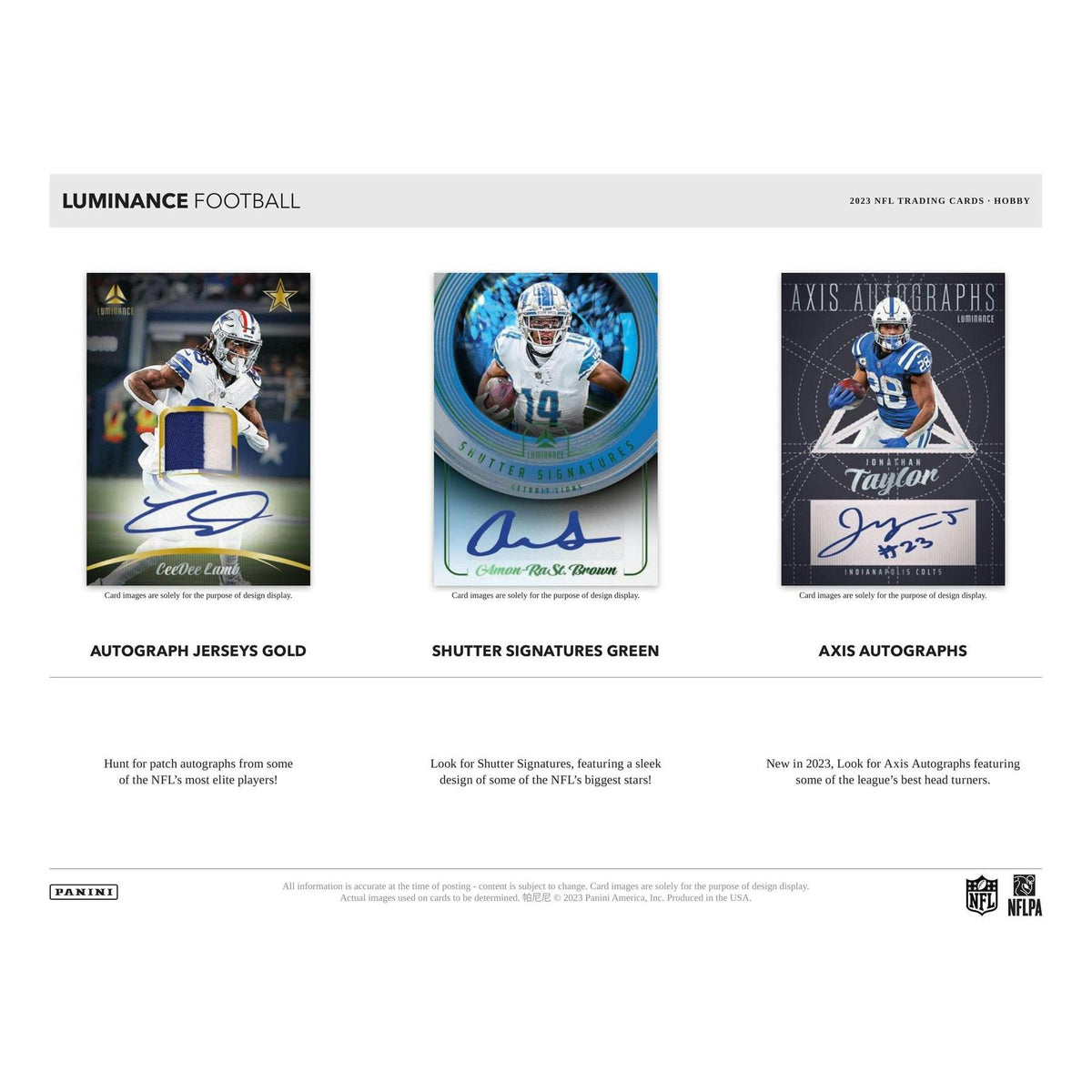 2023 Panini Luminance Football Hobby Box