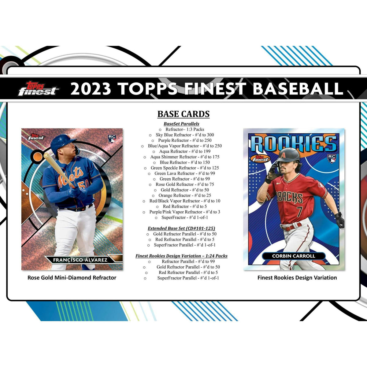 2023 Topps Finest Baseball Hobby Box
