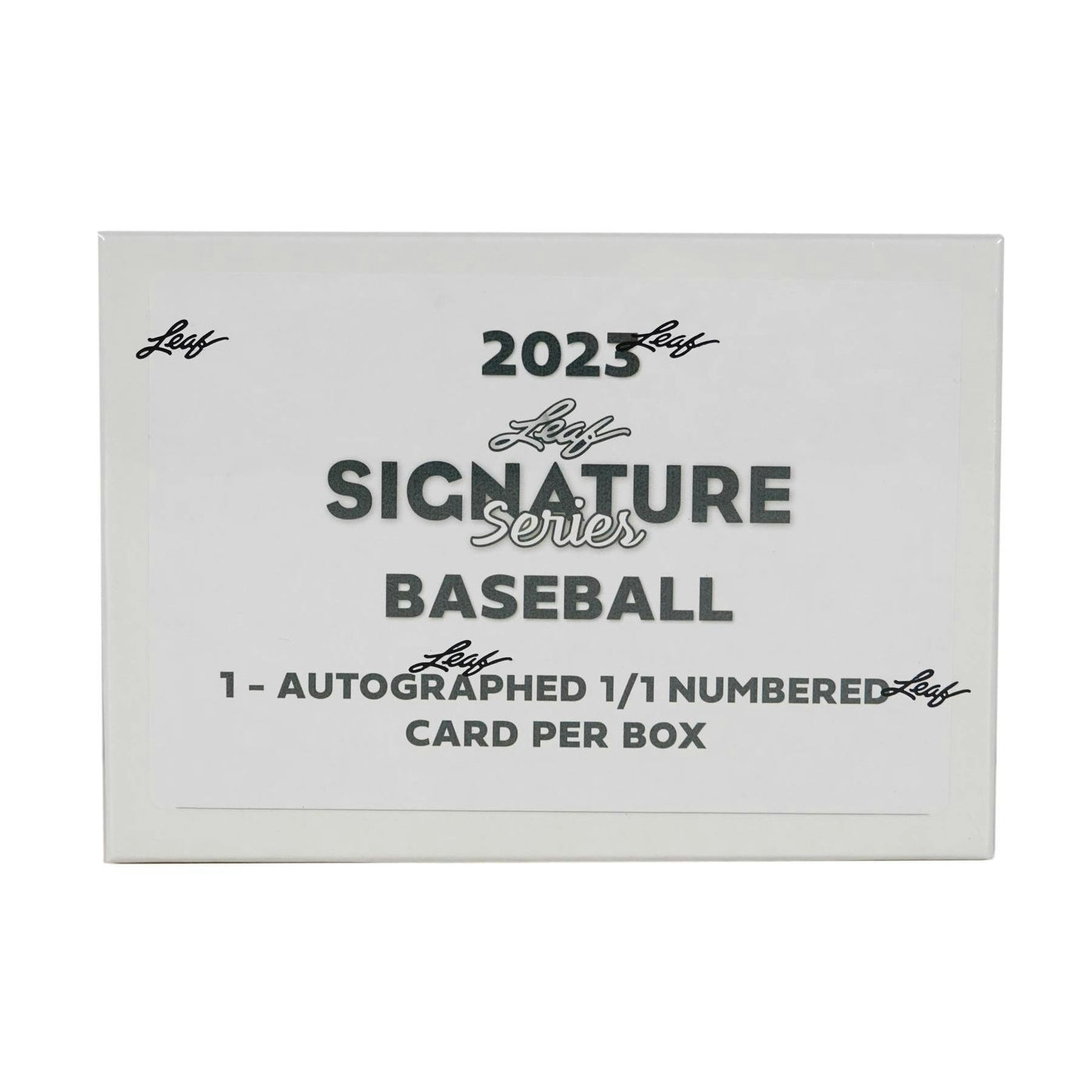 2023 Leaf Signature Series Baseball Hobby Box (Reed Buy)