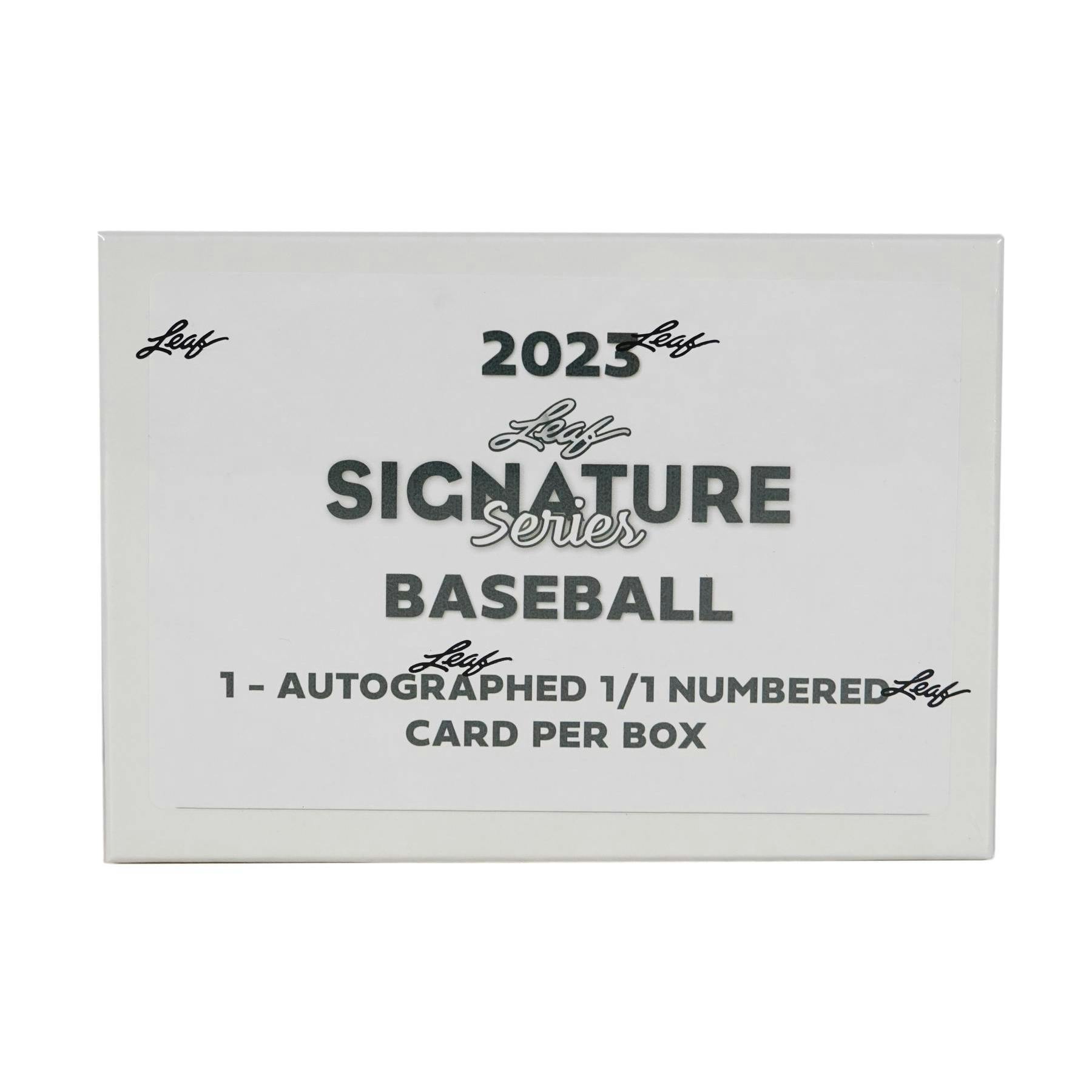 2023 Leaf Signature Series Baseball Hobby Box (Reed Buy)