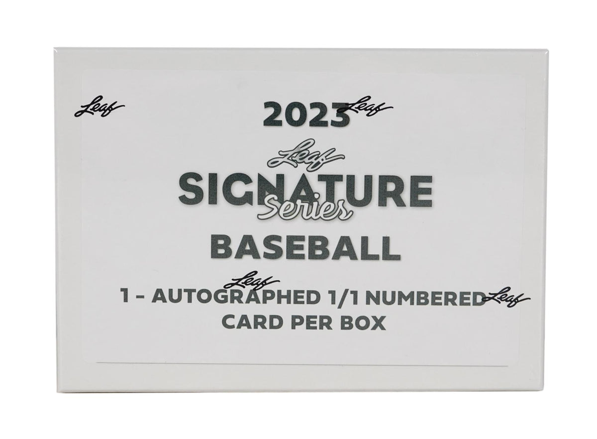 2023 Leaf Signature Series Baseball Hobby Box (Reed Buy)