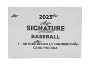 2023 Leaf Signature Series Baseball Hobby Box (Reed Buy)