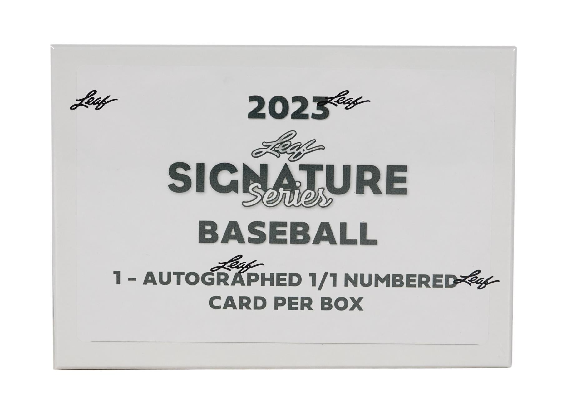 2023 Leaf Signature Series Baseball Hobby Box (Reed Buy)