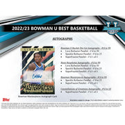 2022/23 Bowman University's Best Basketball Hobby 8-Box Case