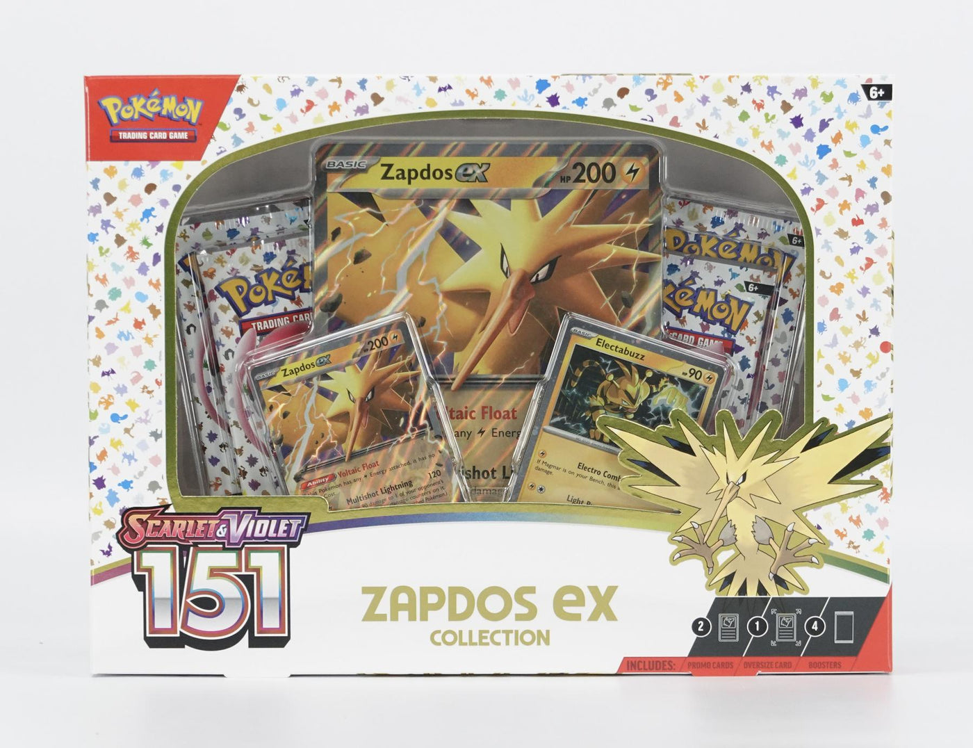 Pokemon Scarlet & Violet: 151 Zapdos ex Box