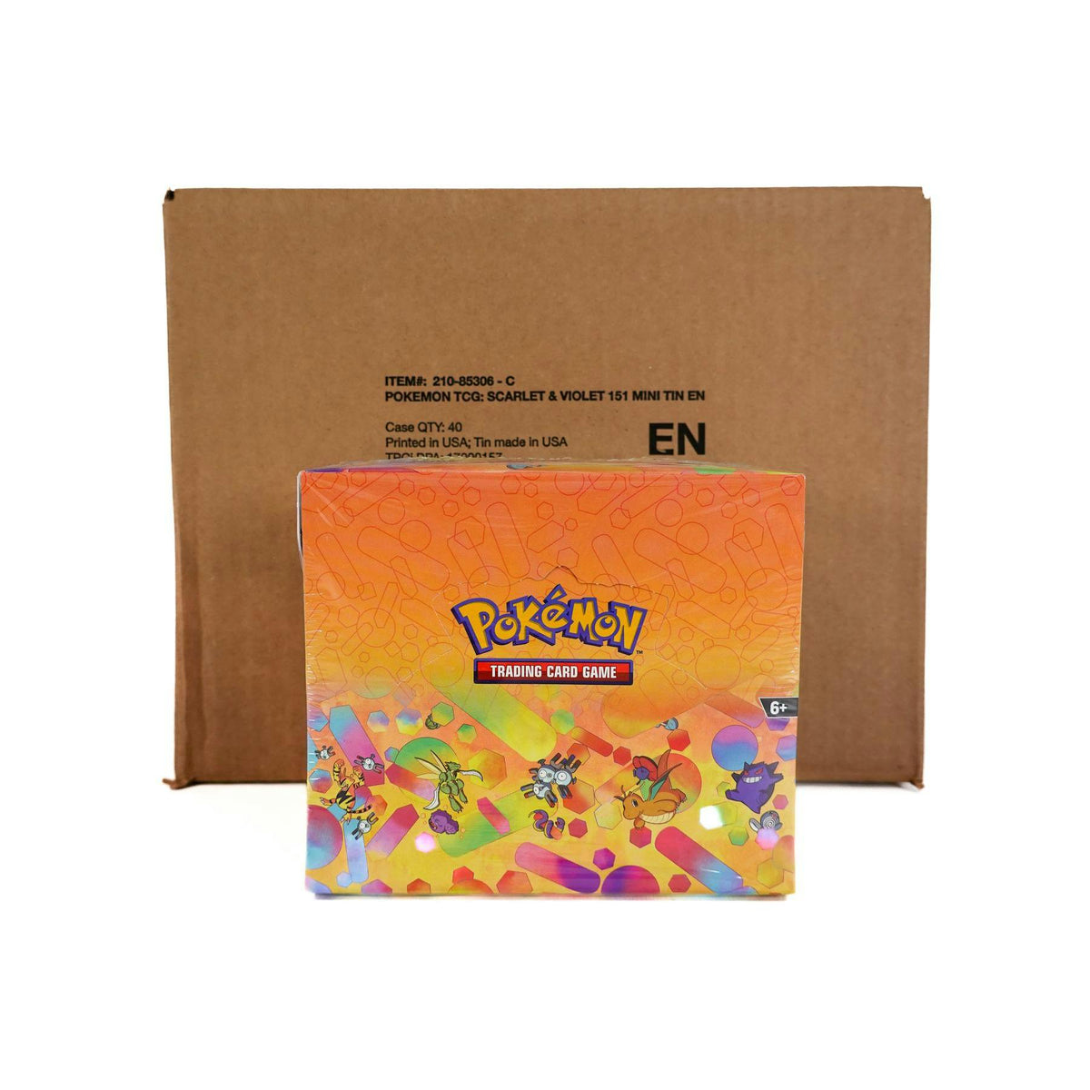 Pokemon Scarlet & Violet: 151 Mini Tin 4-Box Case