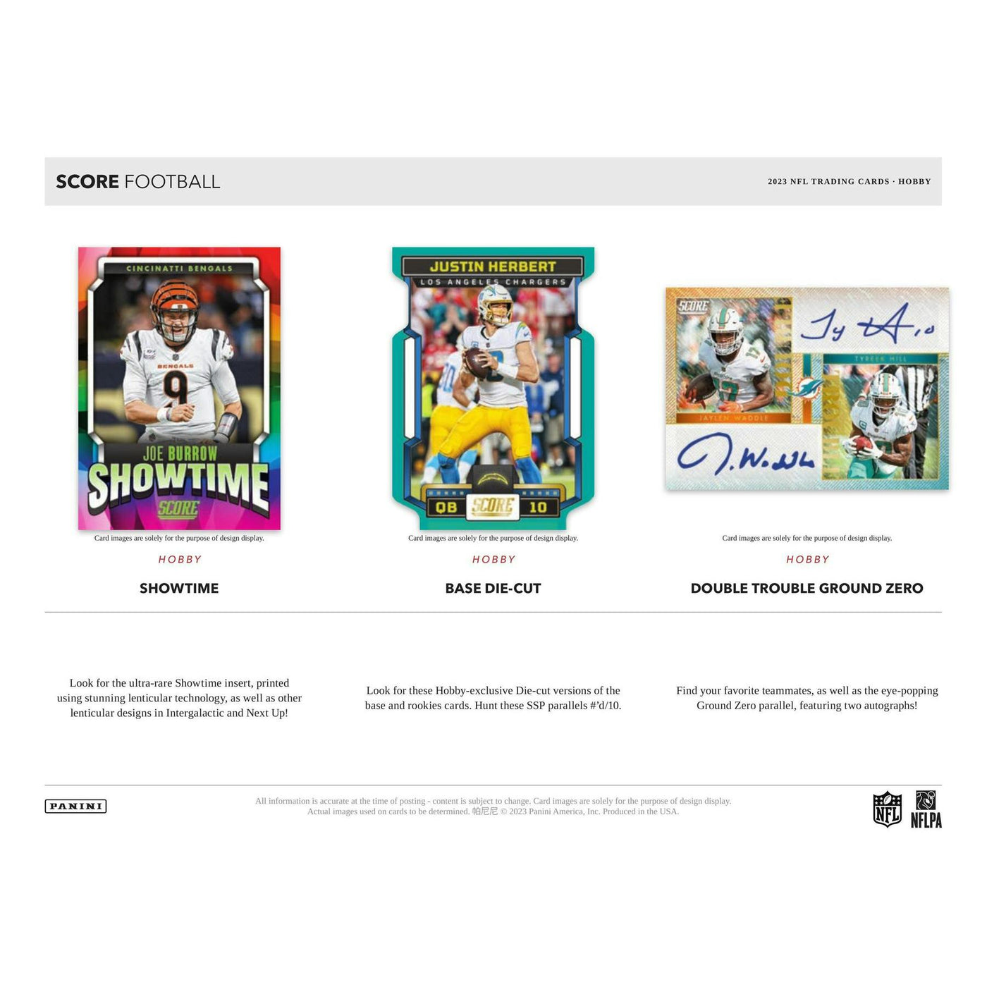2023 Panini Score Football Hobby Box