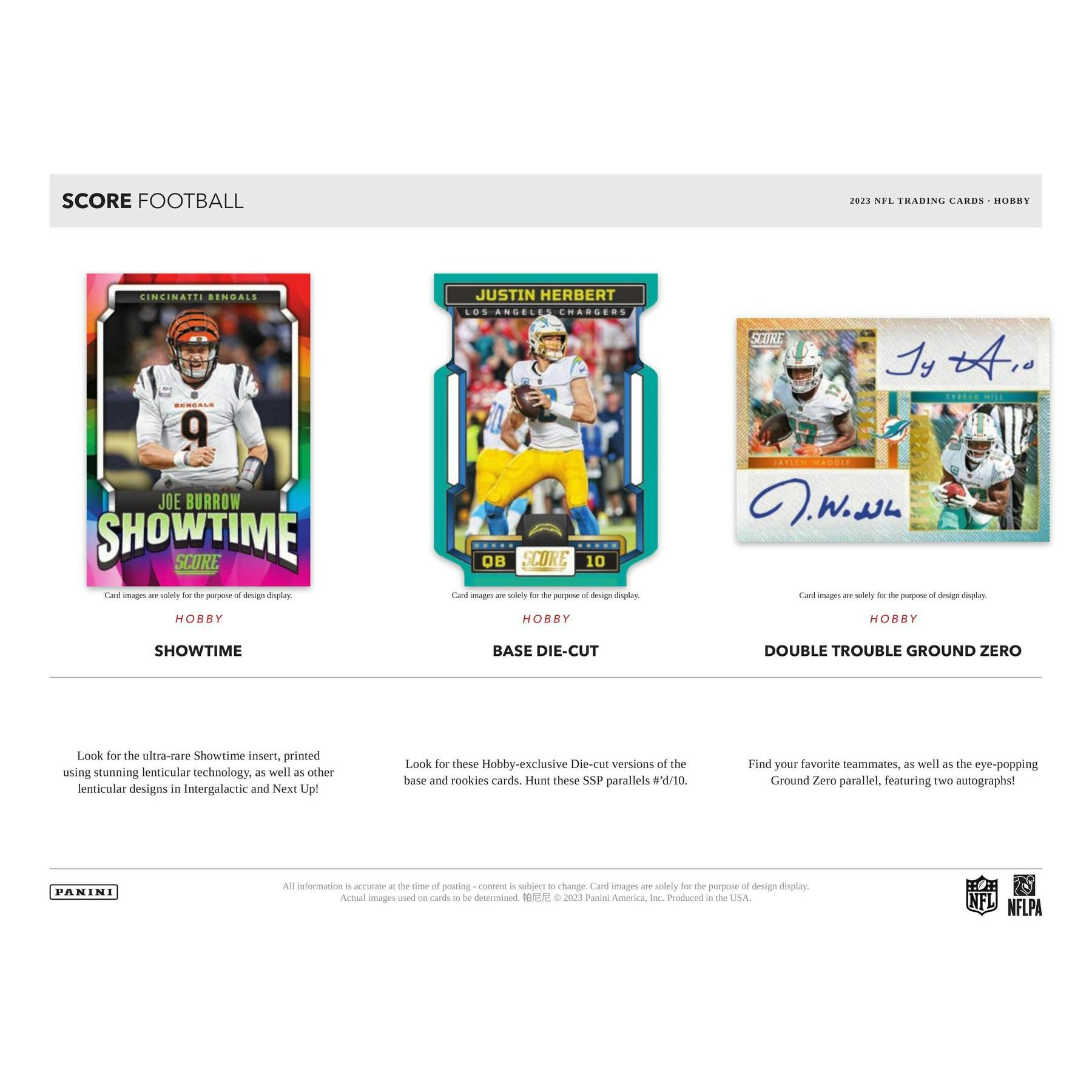 2023 Panini Score Football Hobby Pack