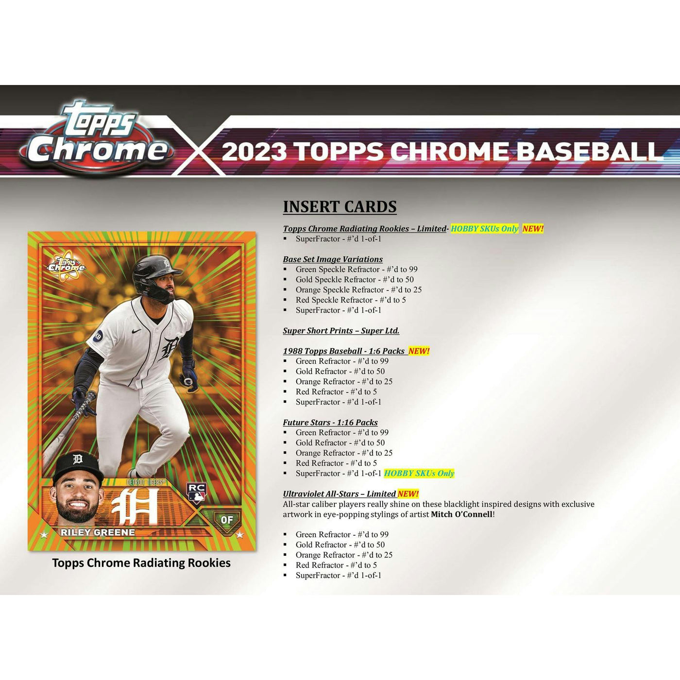 2023 Topps Chrome Baseball Hobby 12-Box Case