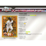 2023 Topps Chrome Baseball Hobby Jumbo 8-Box Case