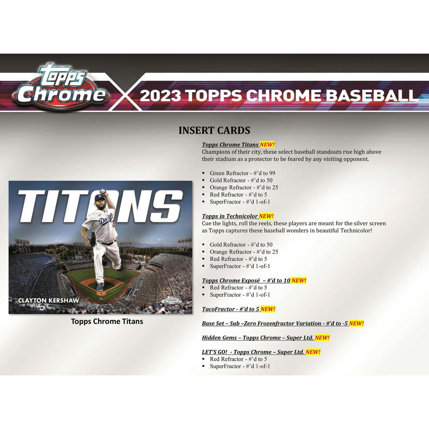 2023 Topps Chrome Baseball Hobby Jumbo Box