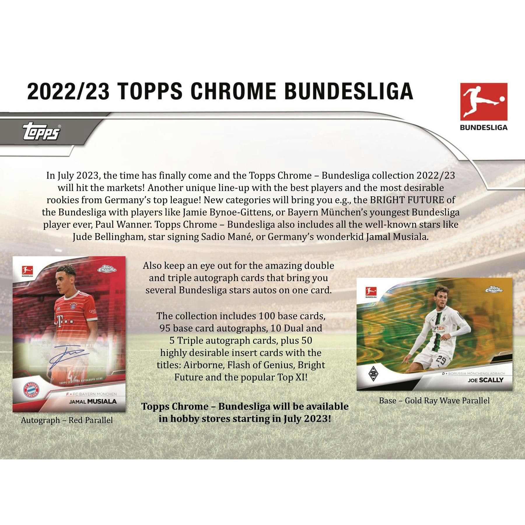 2022/23 Topps Chrome Bundesliga Soccer Hobby Box