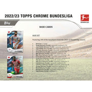 2022/23 Topps Chrome Bundesliga Soccer Hobby Box