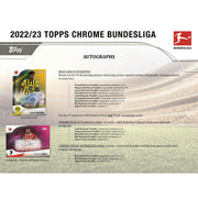 2022/23 Topps Chrome Bundesliga Soccer Hobby Box