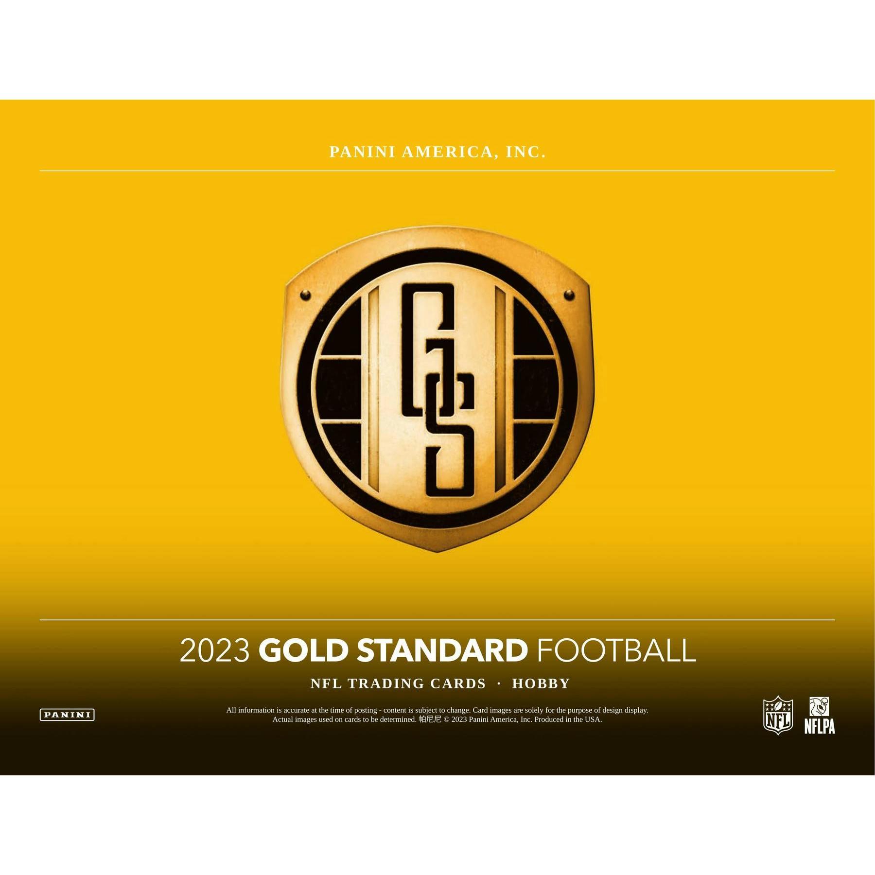 2023 Panini Gold Standard Football Hobby 12-Box Case