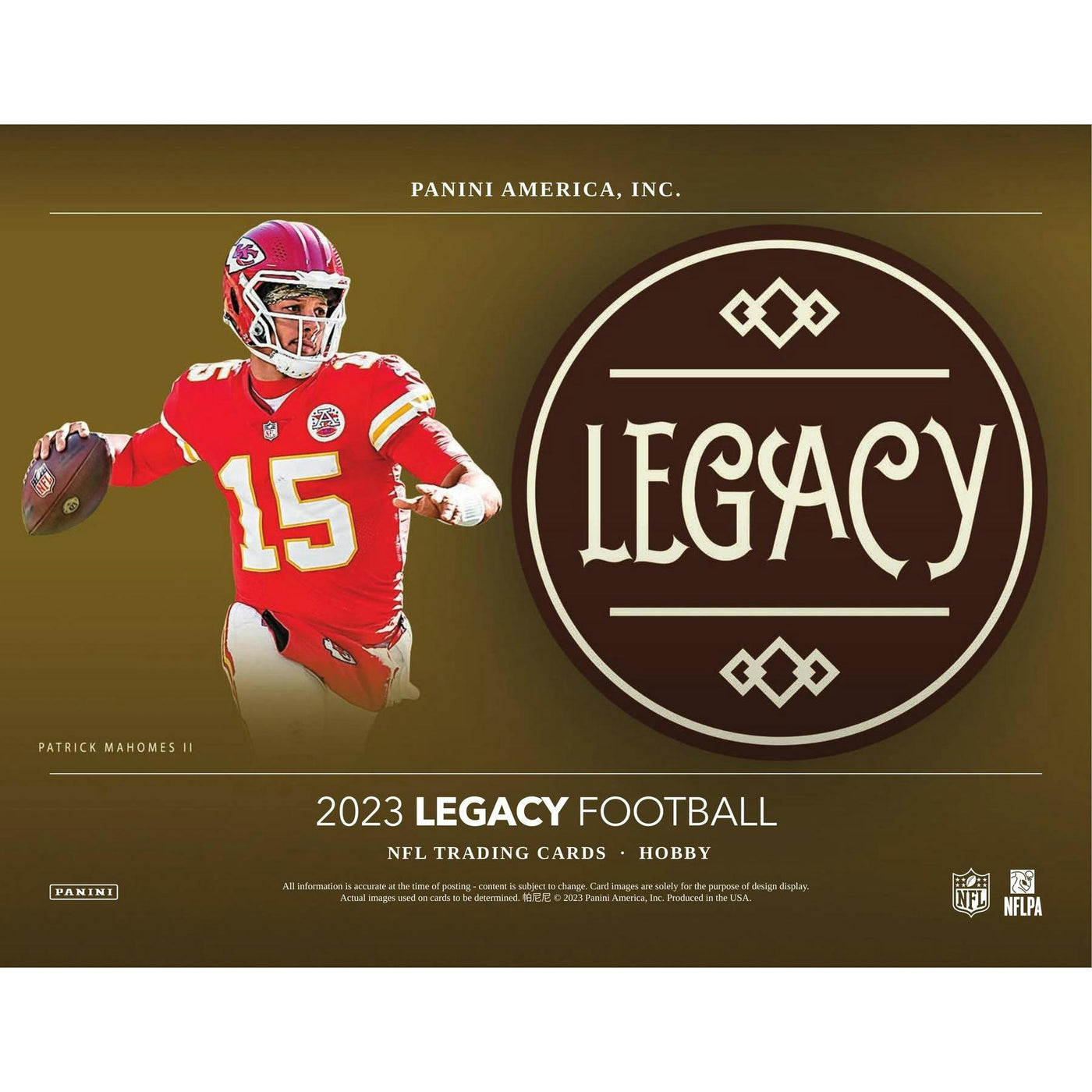 2023 Panini Legacy Football Hobby 24-Box Case