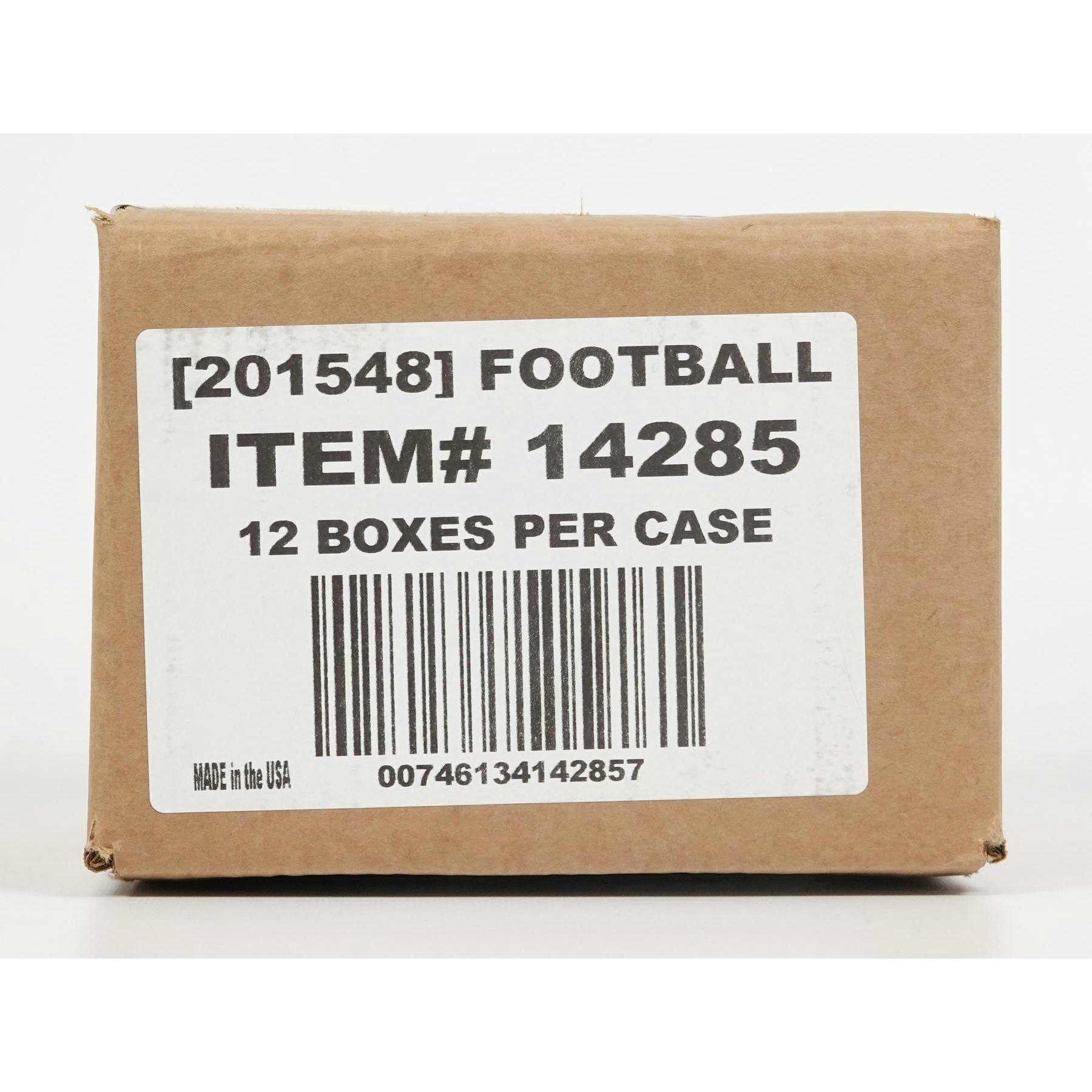 2023 Panini Black Football Hobby 12-Box Case