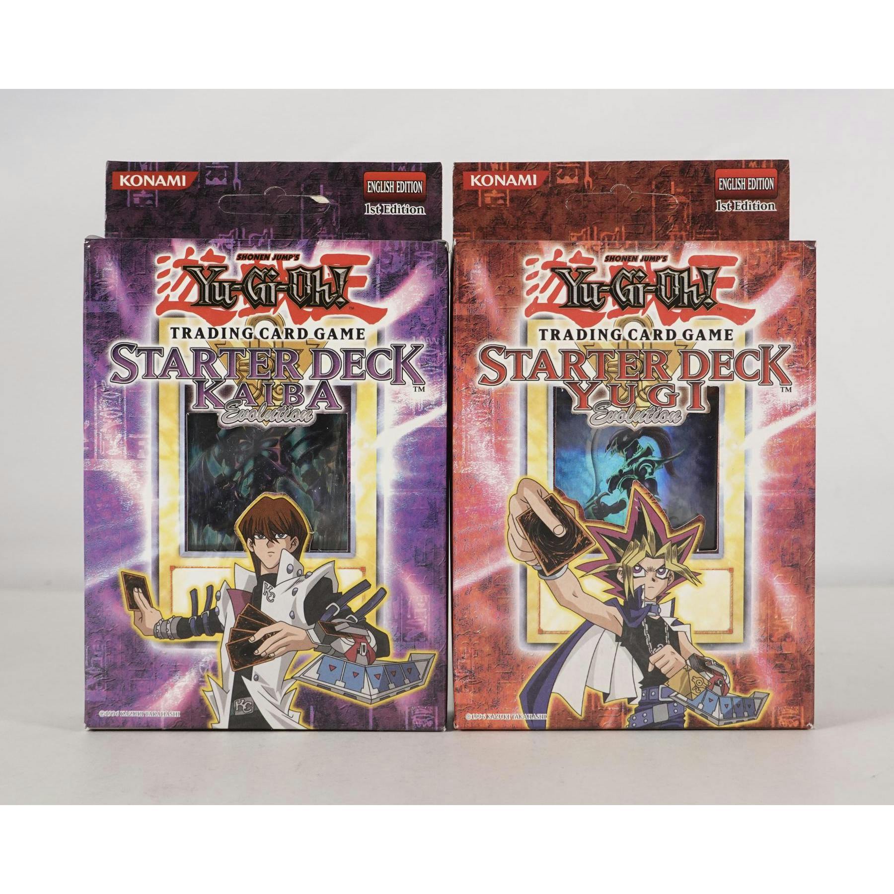 Upper Deck Yu-Gi-Oh Yugi and Kaiba Evolution 1st Edition Starter Decks SKE SYE Factory Sealed (1 of each)