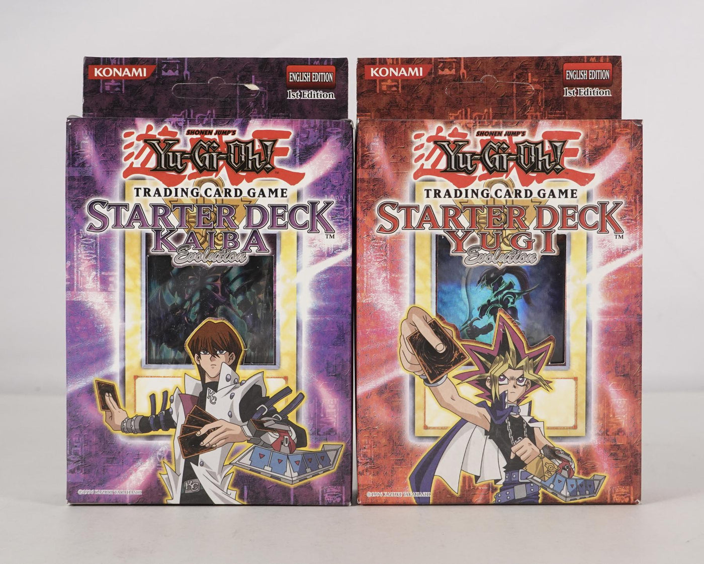 Upper Deck Yu-Gi-Oh Yugi and Kaiba Evolution 1st Edition Starter Decks SKE SYE Factory Sealed (1 of each)
