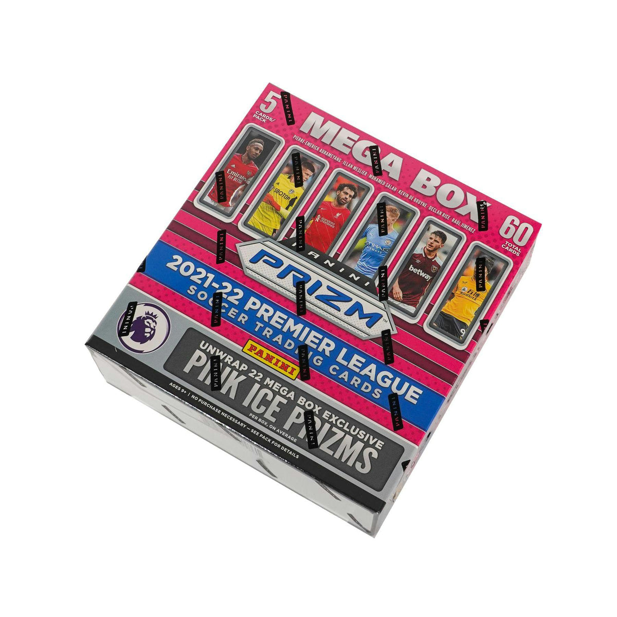 2021/22 Panini Prizm Premier League EPL Soccer Mega Box Pack (Pink Ice Prizms!)
