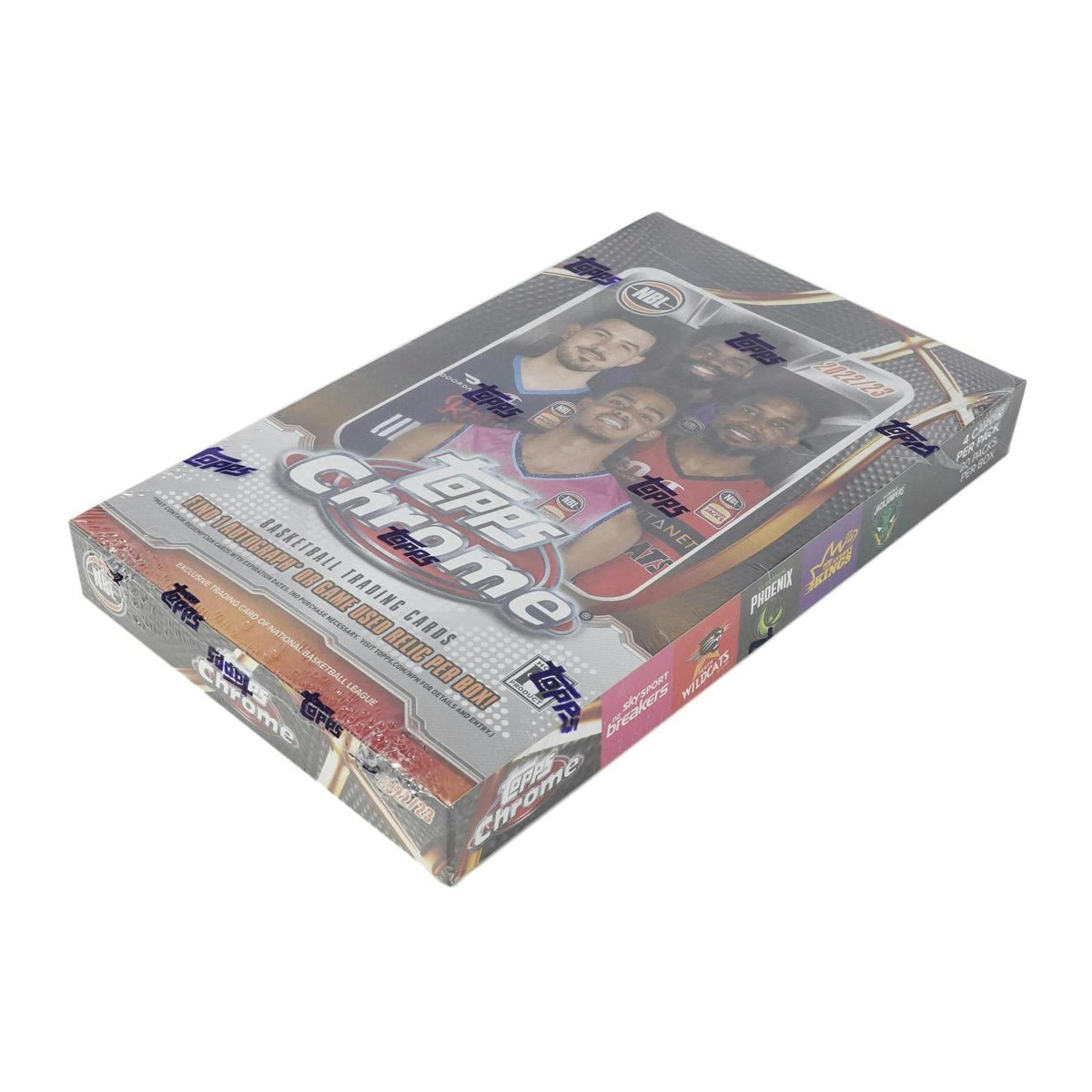 2022/23 Topps Chrome NBL Basketball Hobby 12-Box Case