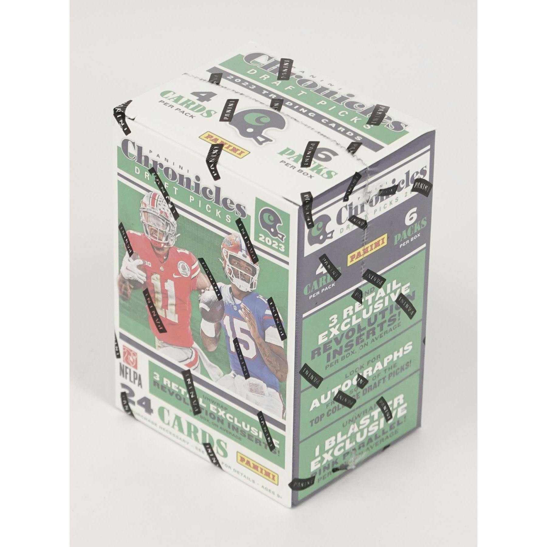2023 Panini Chronicles Draft Football Blaster Box (Revolution Inserts!)