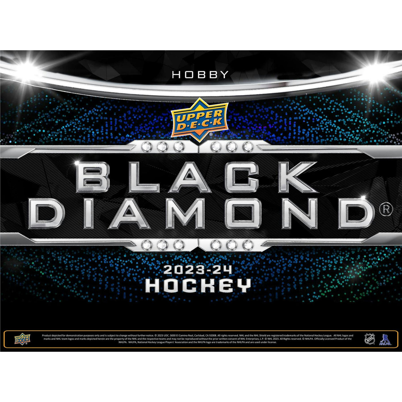 2023/24 Upper Deck Black Diamond Hockey Hobby 10-Box Case