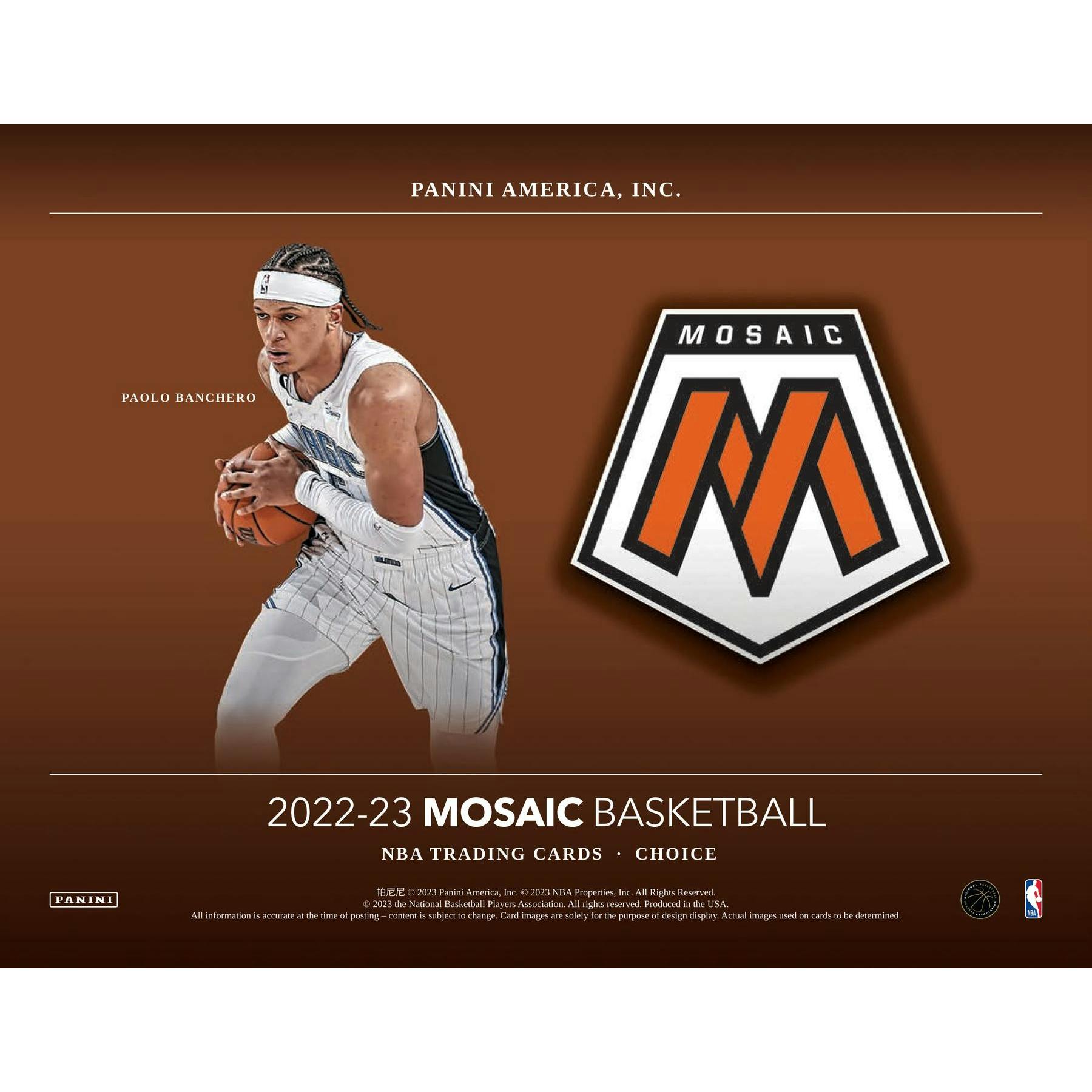 2022/23 Panini Mosaic Basketball Choice Box
