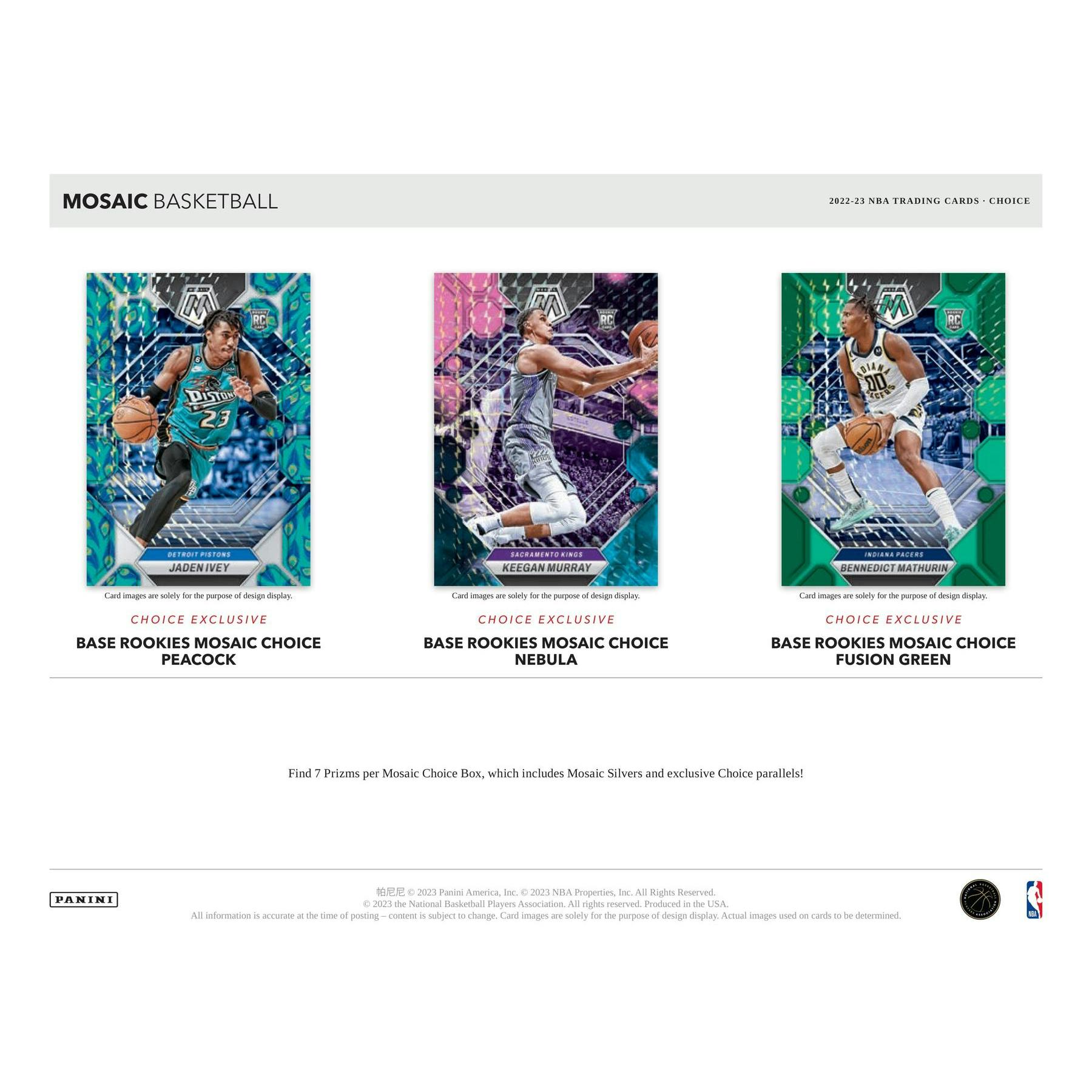 2022/23 Panini Mosaic Basketball Choice Box