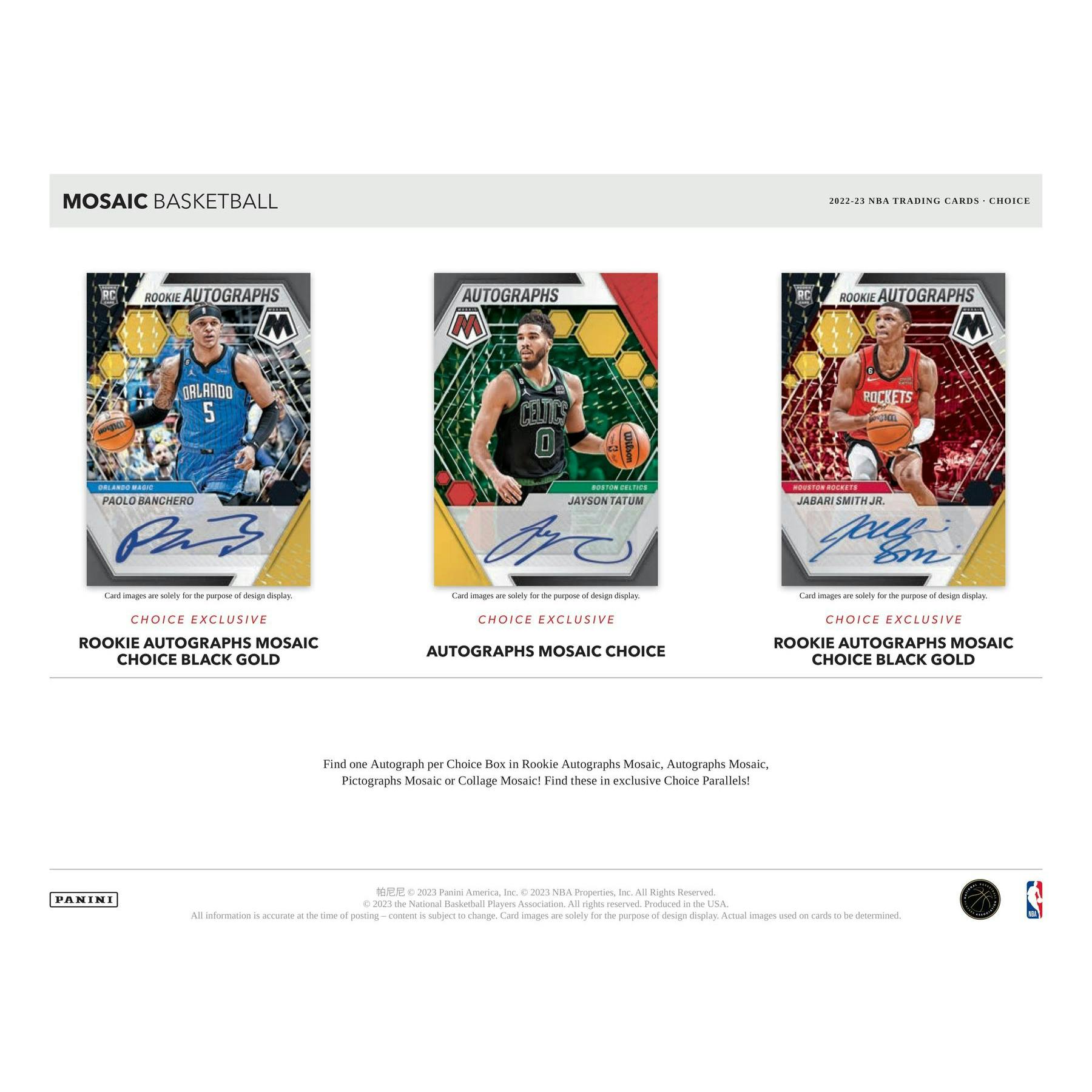 2022/23 Panini Mosaic Basketball Choice Box