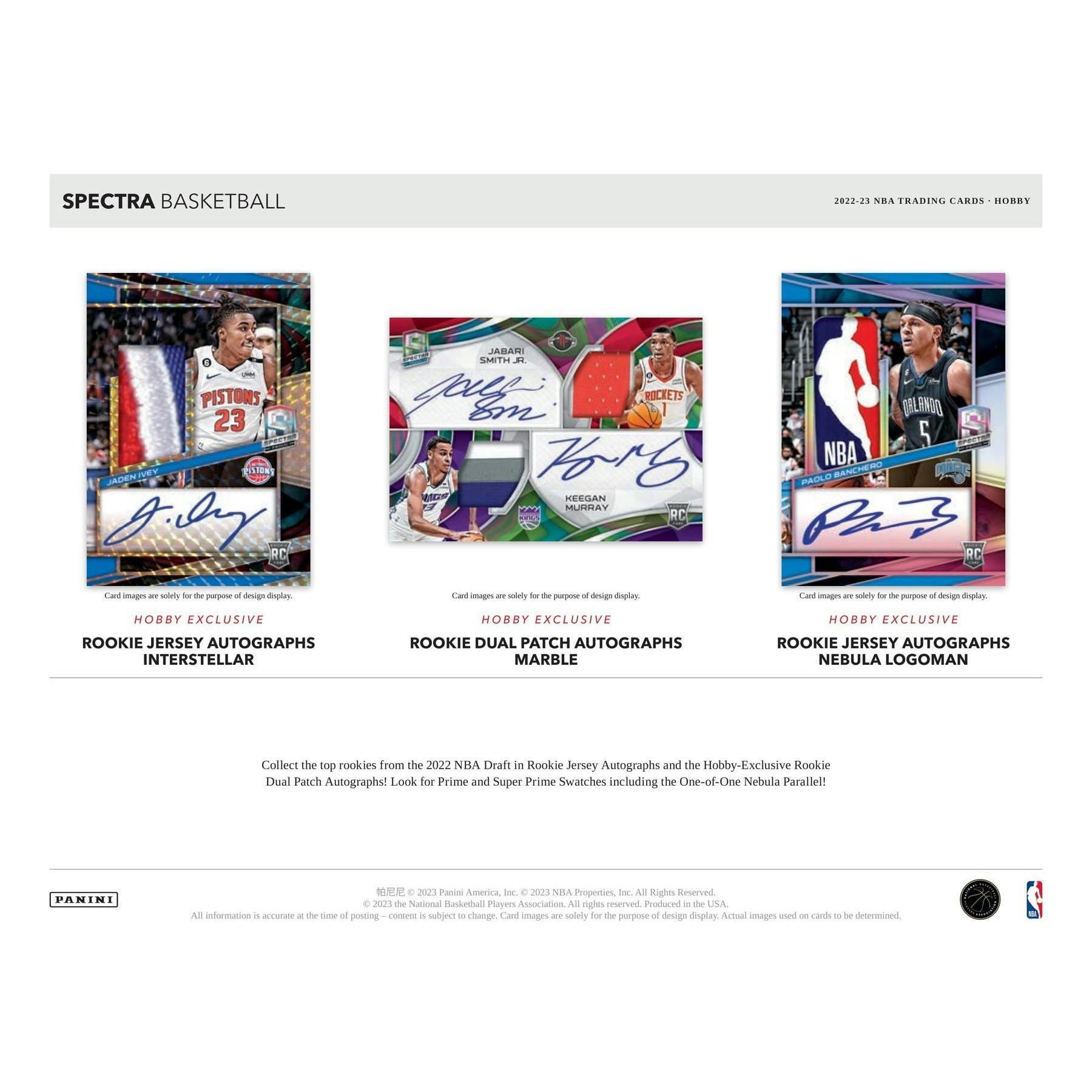 2022/23 Panini Spectra Basketball Hobby Box