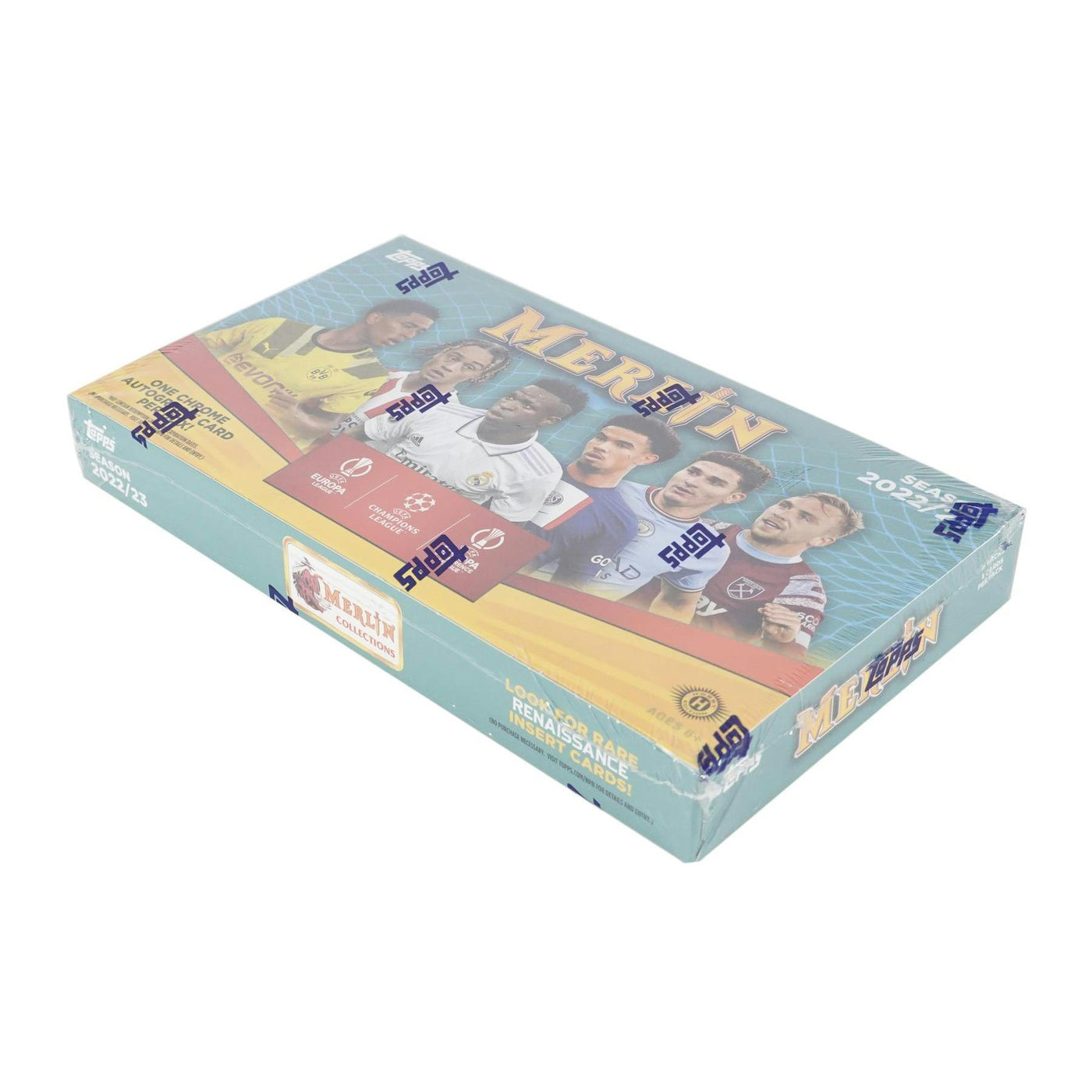 2022/23 Topps UEFA Club Competitions Merlin Chrome Soccer Hobby Box
