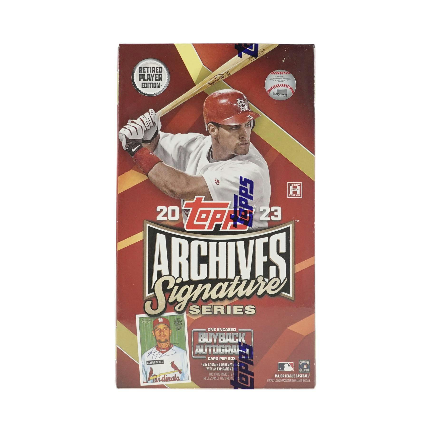 2023 Topps Archives Signature Series Retired Player Edition Baseball Hobby Box