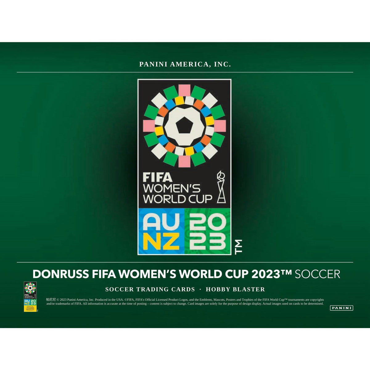 2023 Panini Donruss Soccer FIFA Women's World Cup Blaster Hobby Box