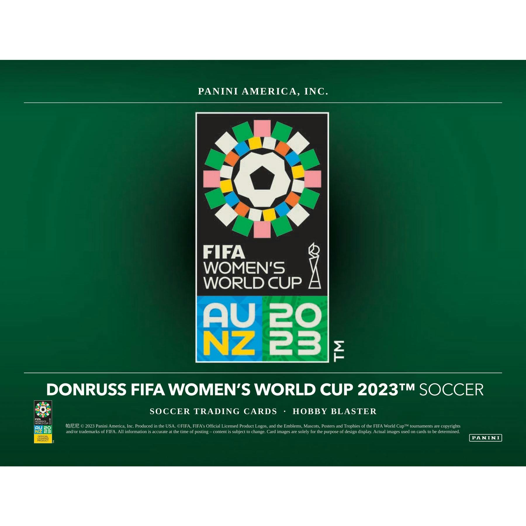 2023 Panini Donruss Soccer FIFA Women's World Cup Blaster Hobby Box