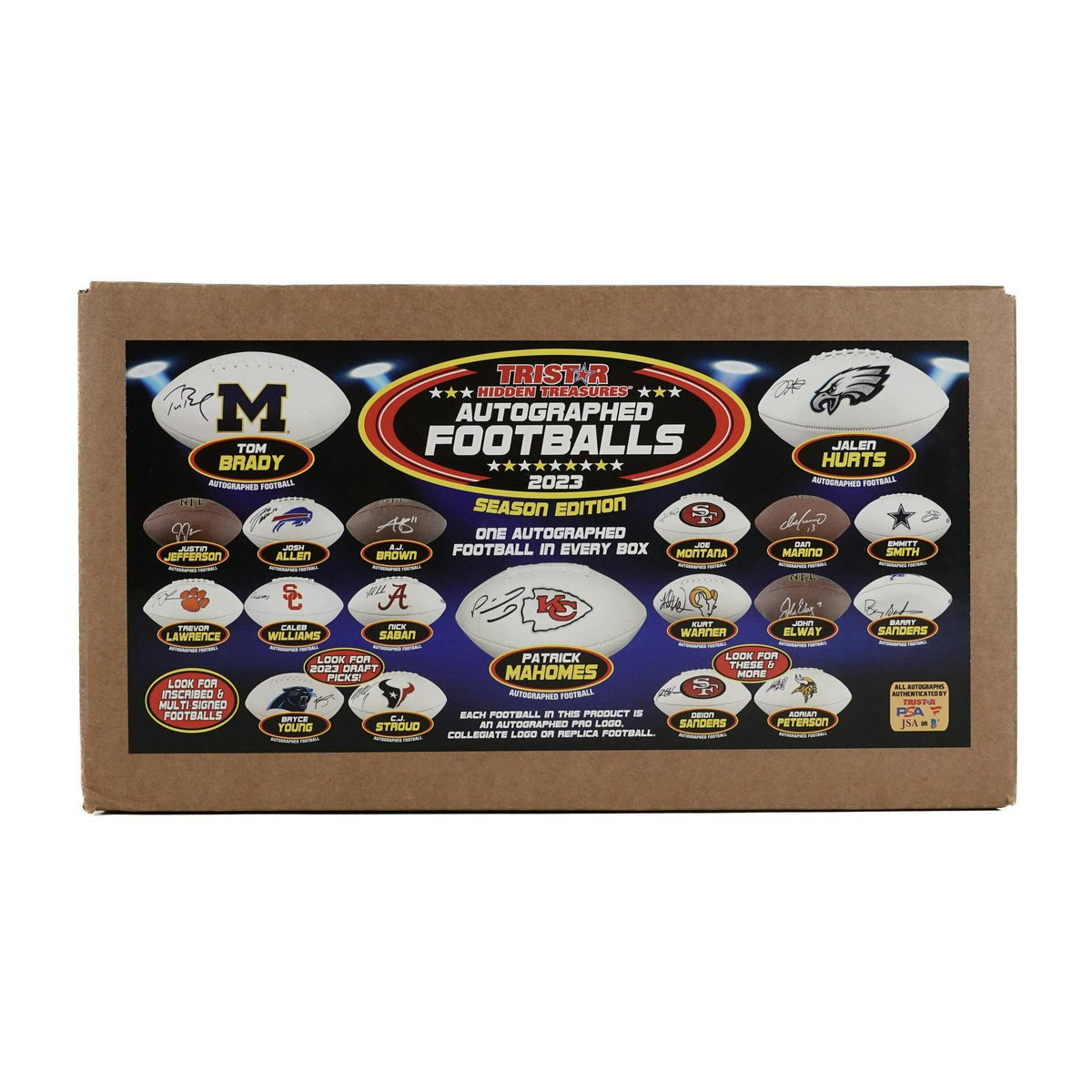 2023 TriStar Hidden Treasures Autographed Football Season Edition Hobby Box (Reed Buy)