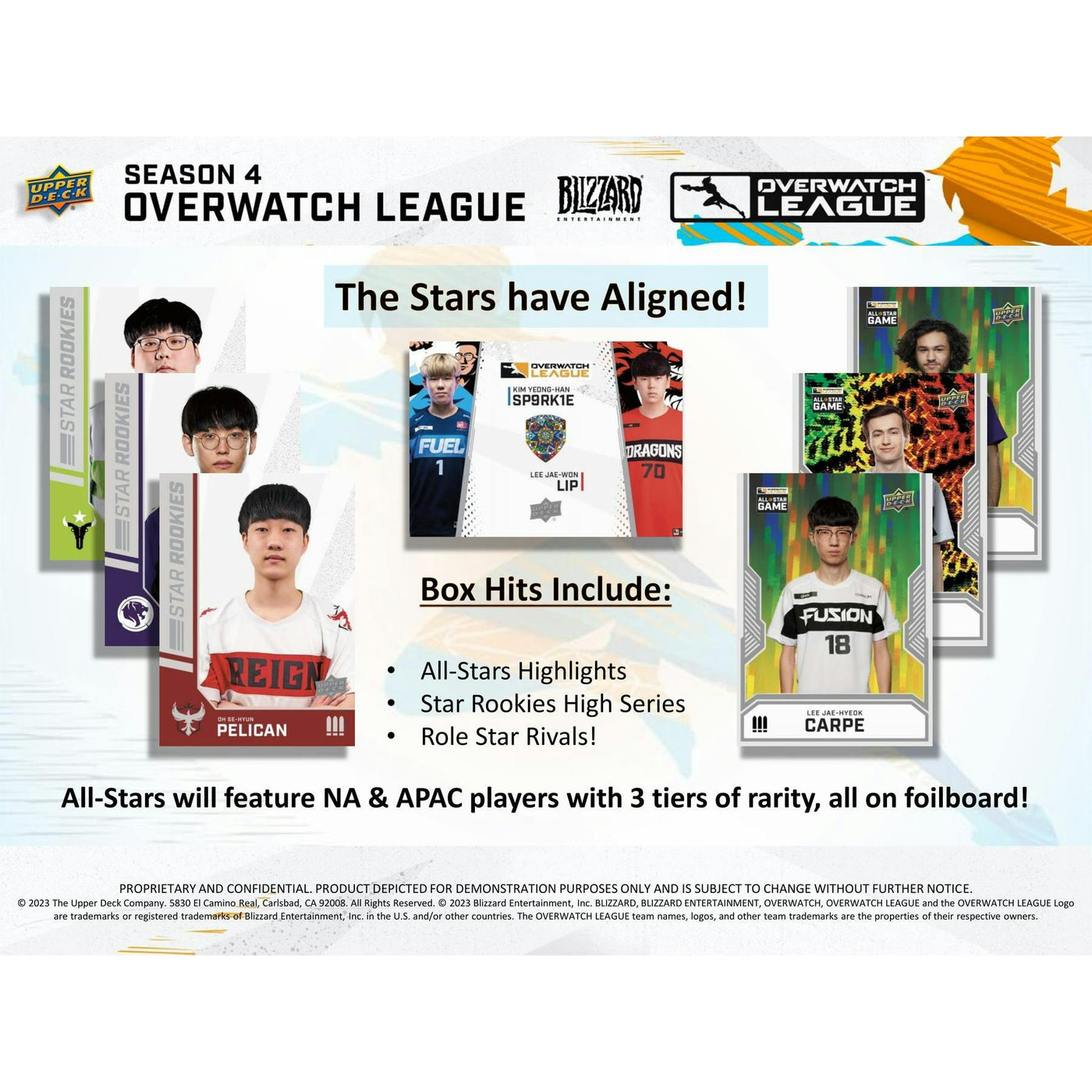 2023 Upper Deck Overwatch League Season 4 Hobby 10-Box Case