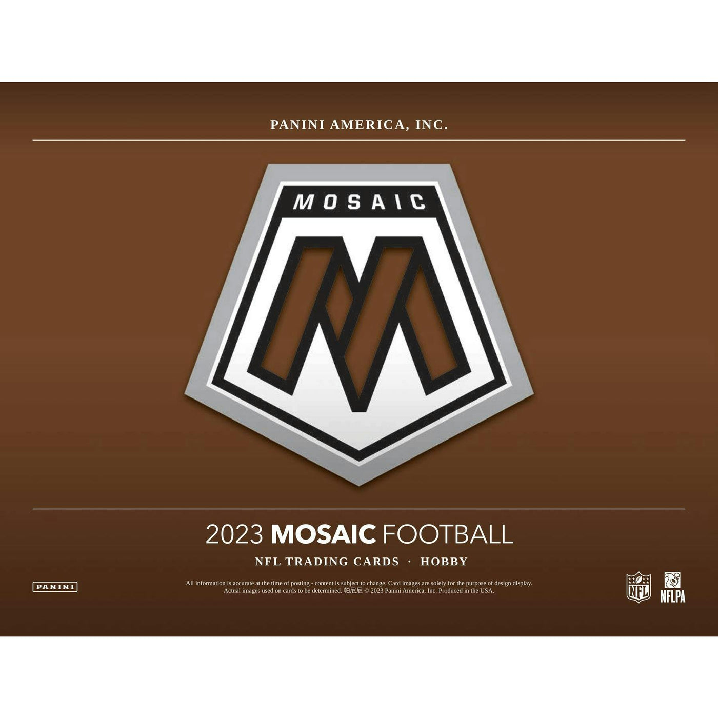 2023 Panini Mosaic Football 1st Off The Line FOTL Hobby Box